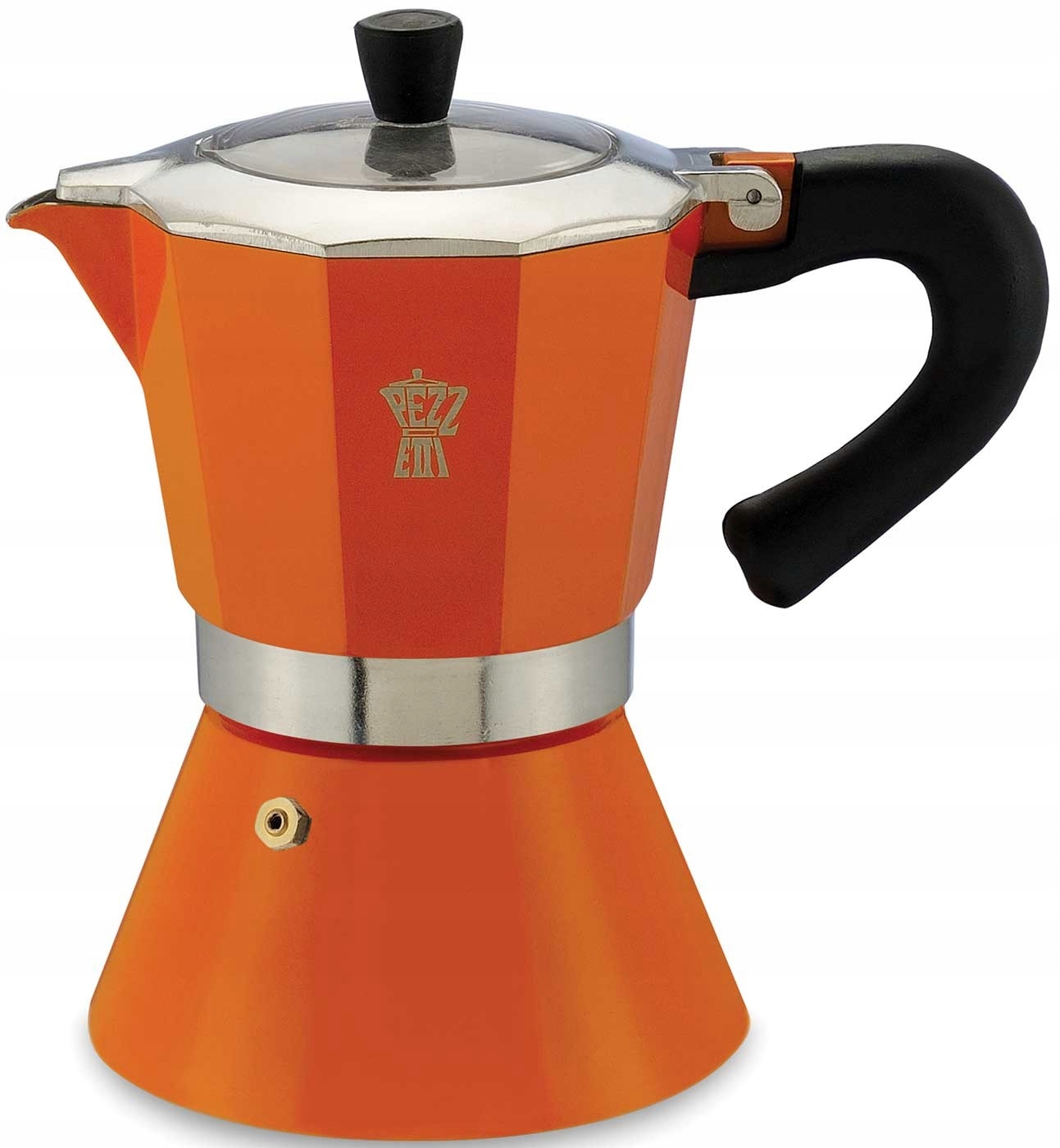 Kawiarka Aluminiowa Pezzetti Bellexpress Pomarańczowa 6 Tz Pomarańczowy