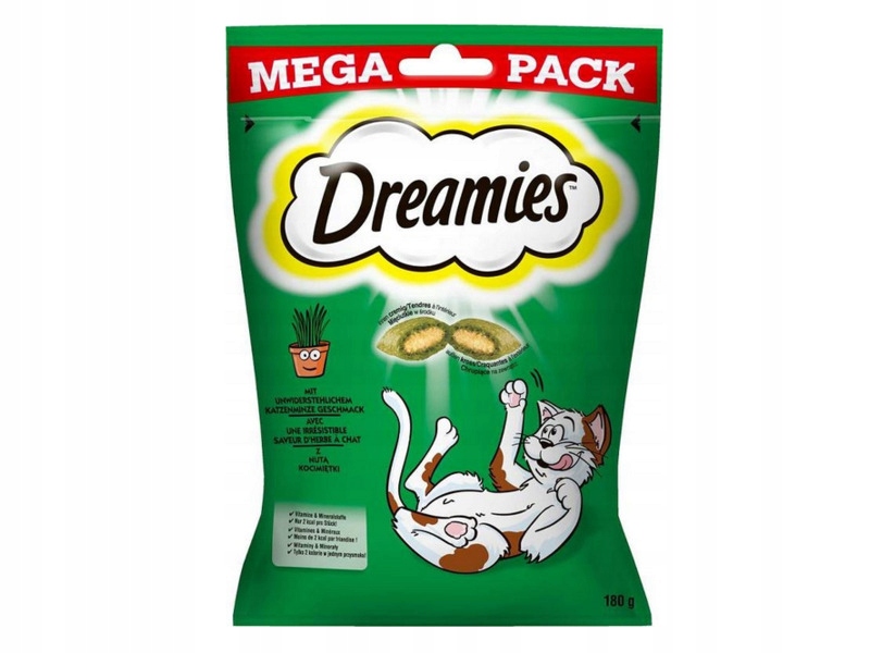 Levně 4x Dreamies pamlsek pro kočky s koťátkem 180 g