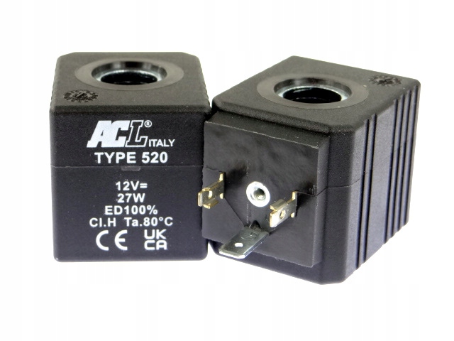 Cewka 520 Do Elektrozaworu 12V DC 27Wat Fi 13,2 mm