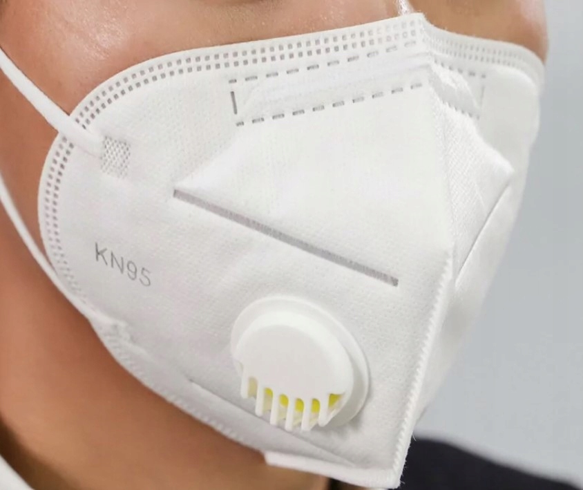 MASECZKA MASKA OCHRONNA BIAŁA Z ZAWORKIEM KN95 PRZECIWPYŁOWA Marka inna