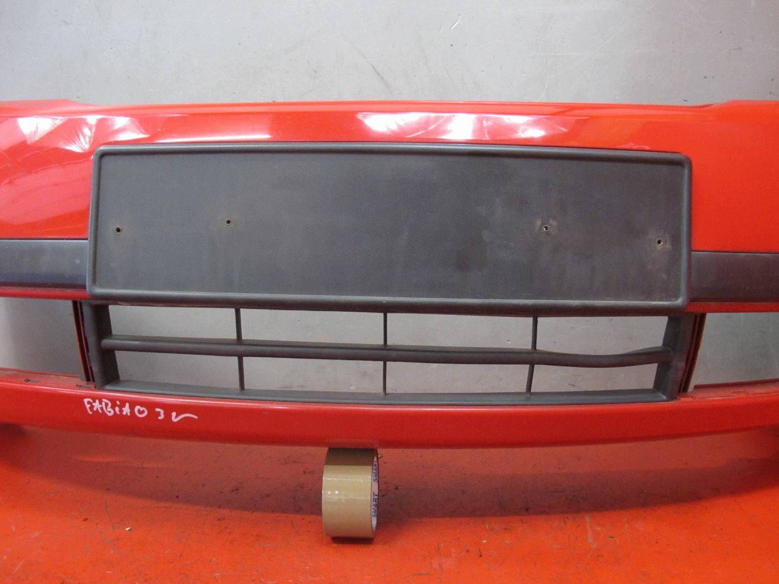 Skoda Fabia 1 and 6Y 1999-2004 bumper front front red 8151 LF3K