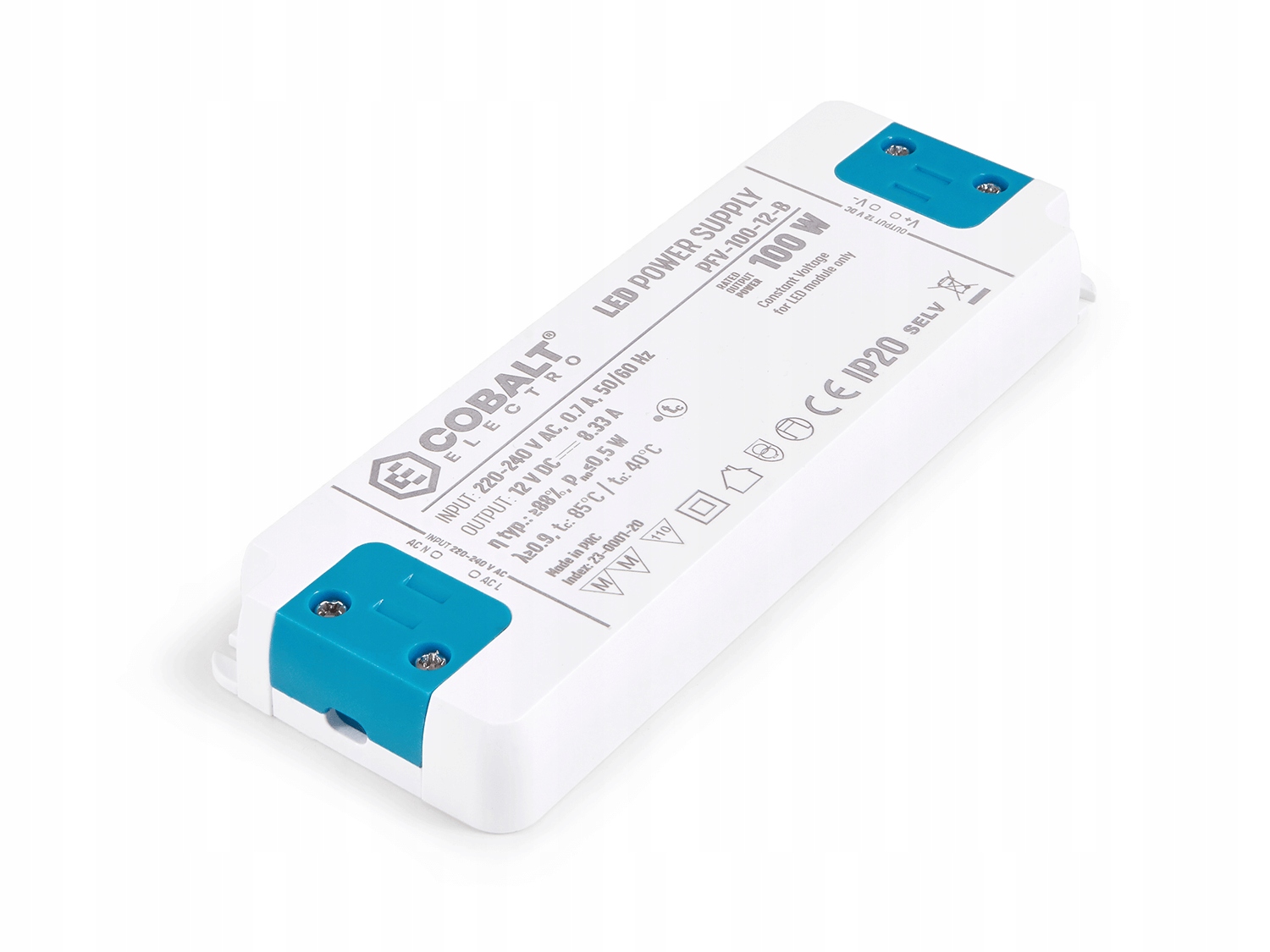Led zdroj CobaltElectro Pfv 12V 100W IP20 8.33A