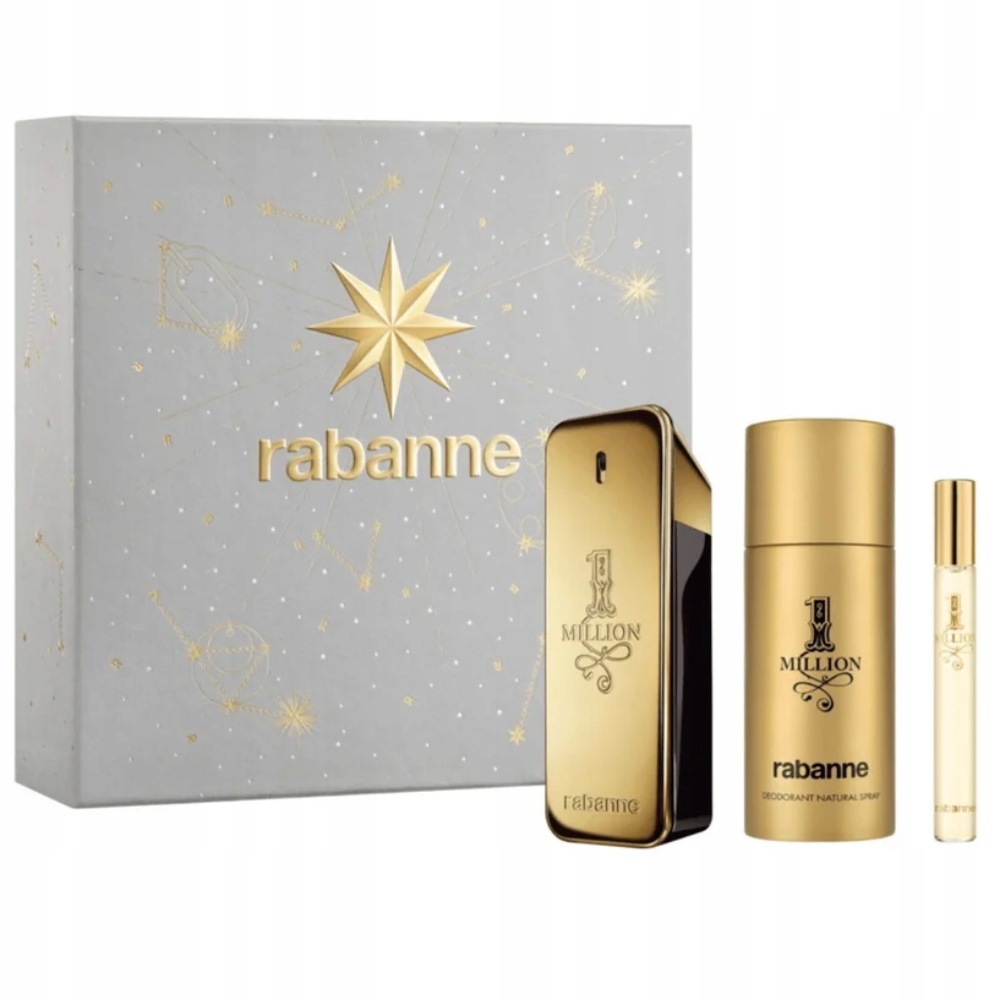 Paco Rabanne 1 Million Men sada toaletní voda sprej 100 ml deodorant