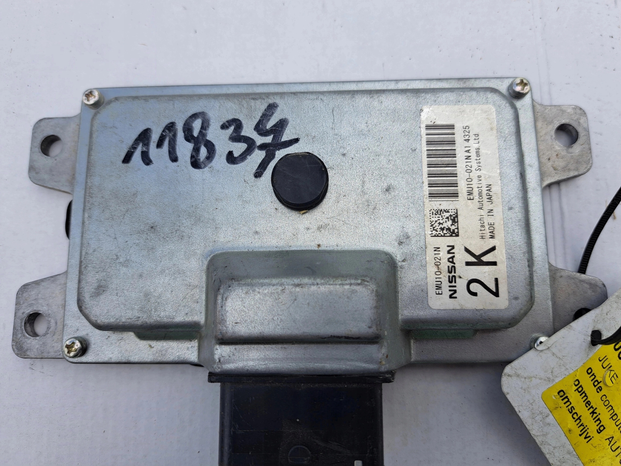 NISSAN JUKE bedienteil computer ECU getriebe getriebe EMU10-021N