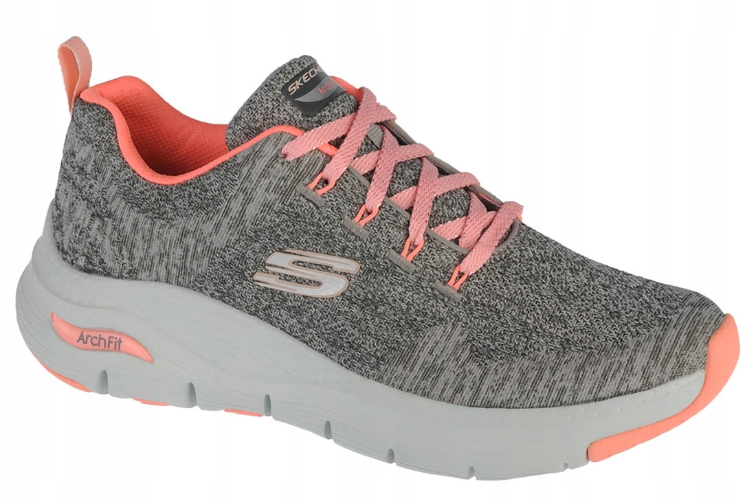 

Damskie Buty Skechers Arch Fit Comfy Wave szare