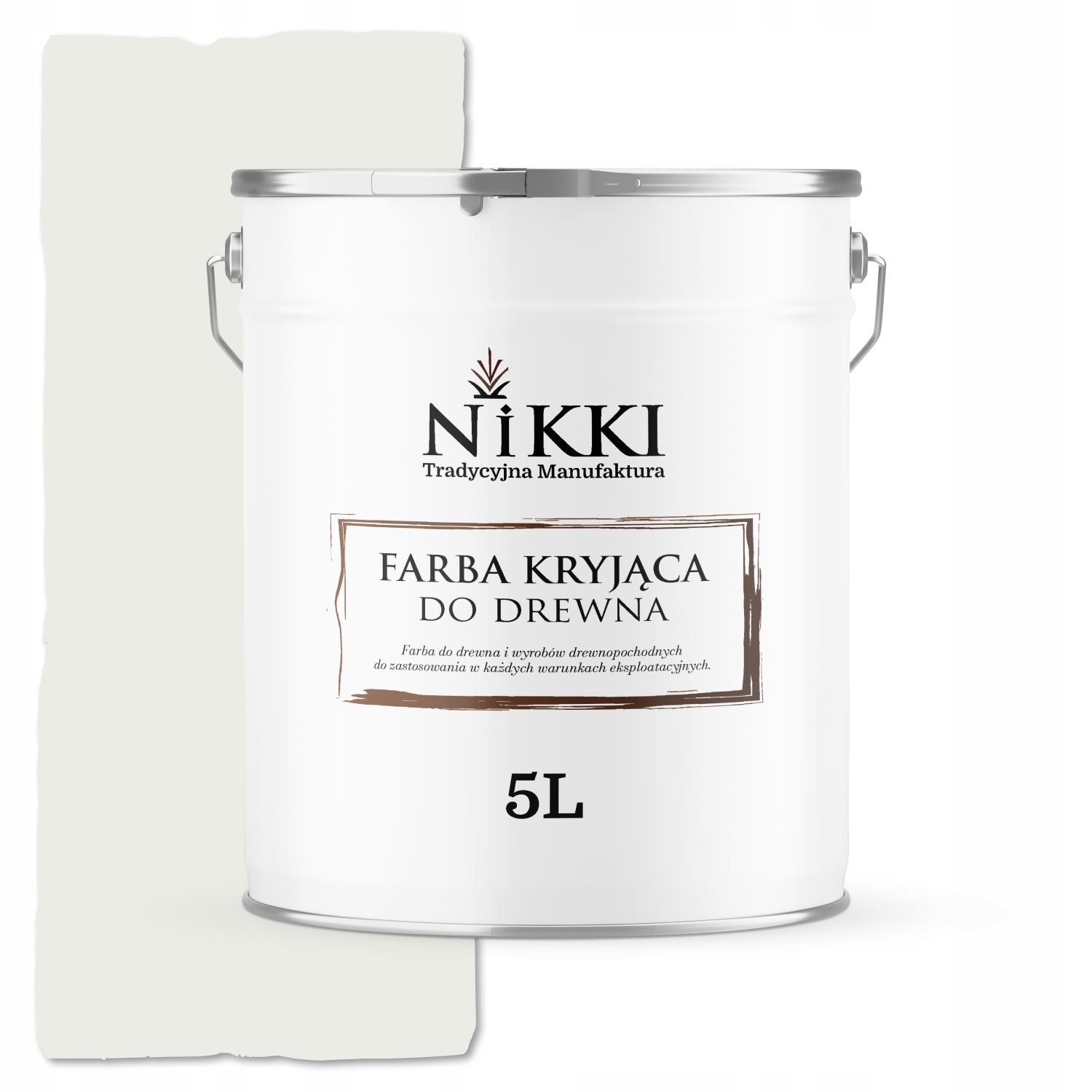 Barva Na Dřevo Kryjící Dveře Renovační Bílá Signální RAL9003 Lesk 5L