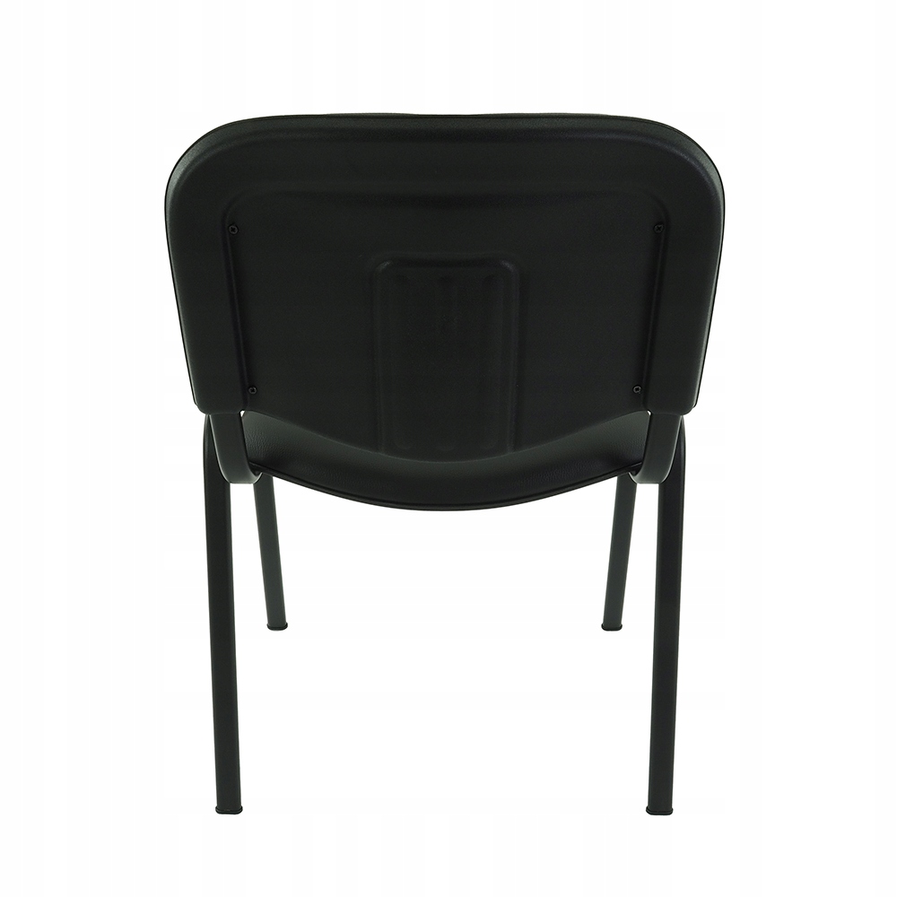 Krzesło ISO ekoskóra skaj eko skóra zmywalne czarny Głębokość mebla 42 cm
