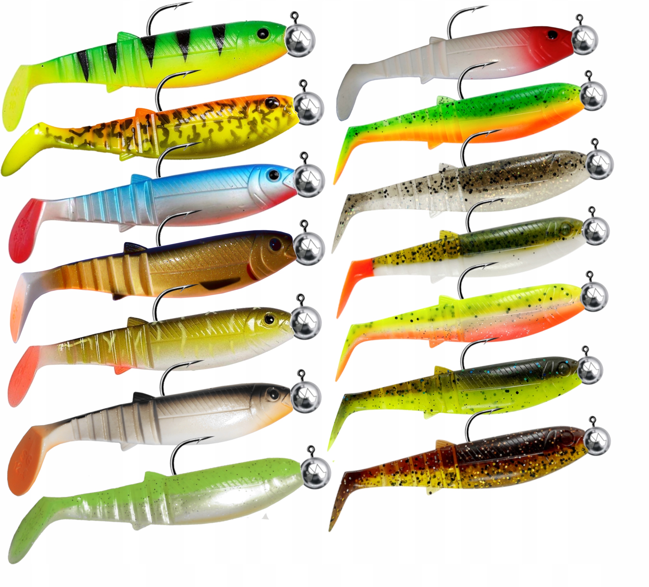 zestaw gum gumy Cannibal Savage Gear zestaw uzbrojony 8cm & 10cm 14SZT