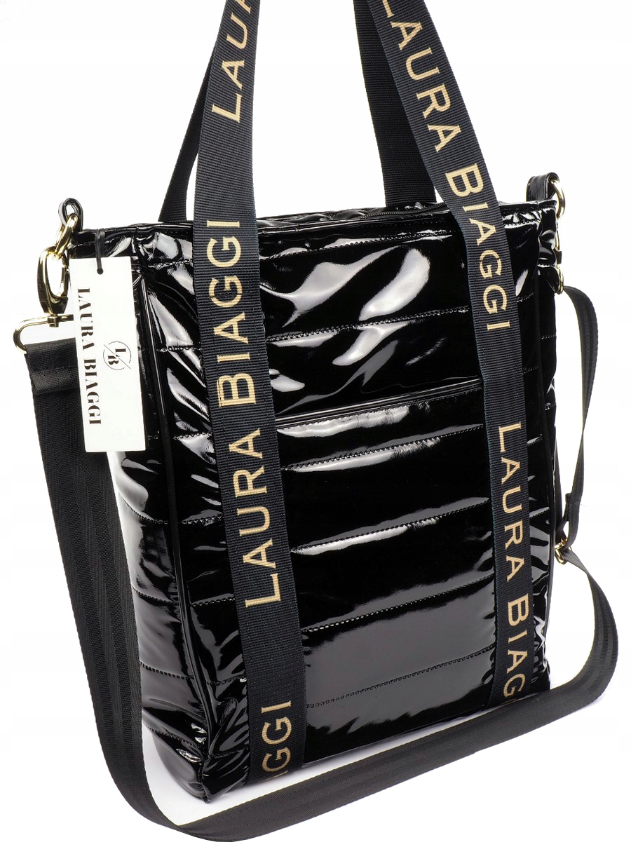 

Laura Biaggi Torebka A4 Shopper na Ramię Pojemna