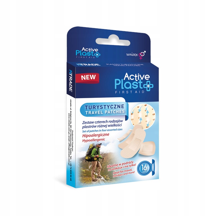 

Active Plastry Opatrunkowe Turystyczne 16szt
