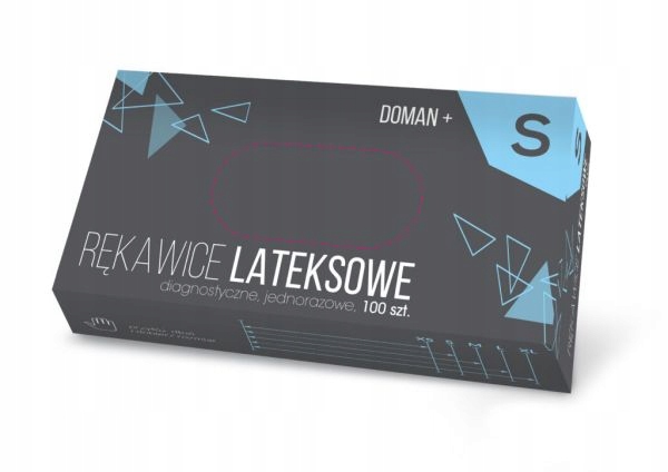 

Rękawice lateksowe pudrowane rozmiar S