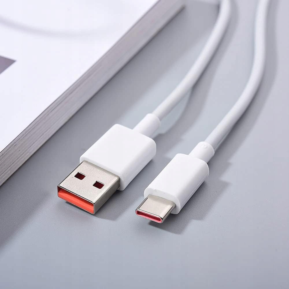 SZYBKA ŁADOWARKA DO XIAOMI REDMI NOTE 33W 3A + KABEL USB TYP C 6A Kolor biały