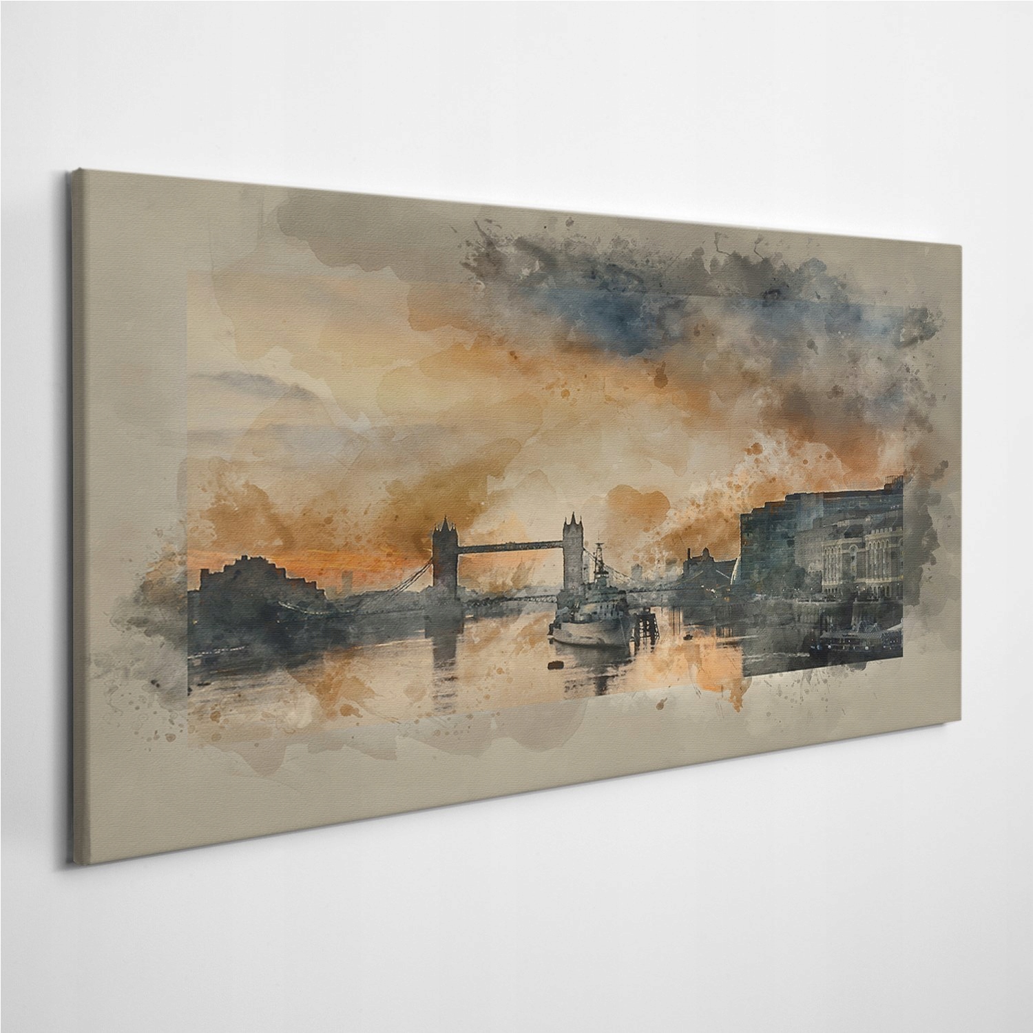 

Foto-obraz na płótnie Rzeka Londyn Miasto 100x50