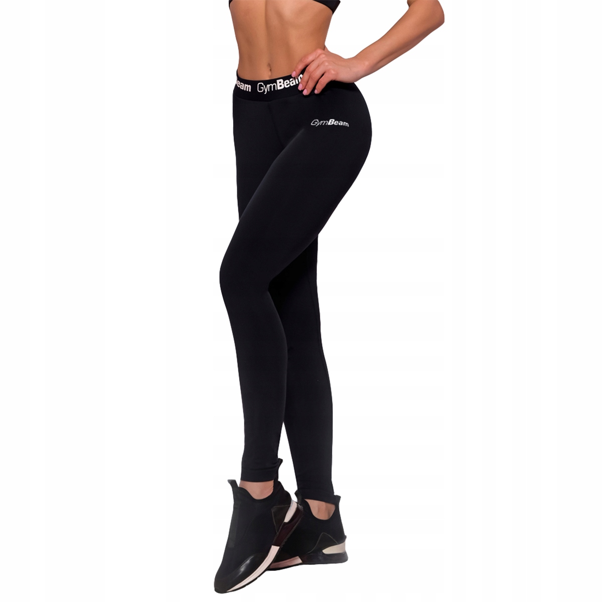 

Damskie legginsy fitness Simple Czarne GymBeam S