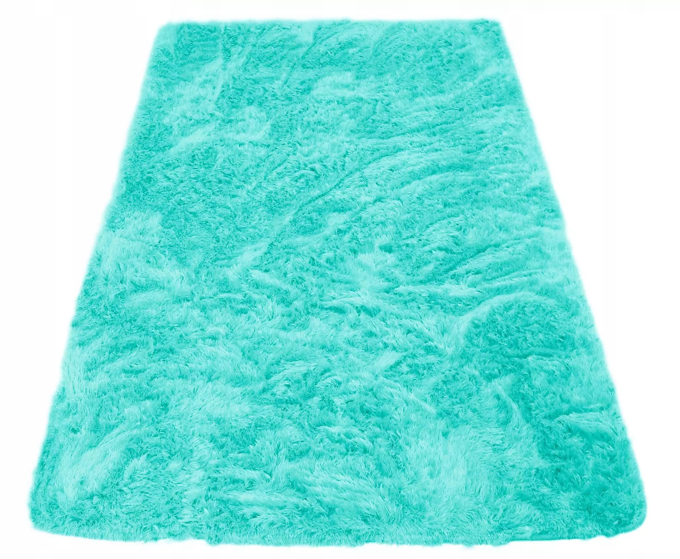 Měkký Plyšový Koberec Turkus 80X150 cm