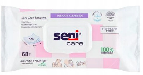 

Seni Care Sensitive chusteczki pielęgnacyjne 68szt