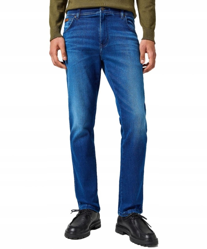 Pánské džíny Wrangler Texas Slim 112358217 Blue Jam W29 L32 Zúžené