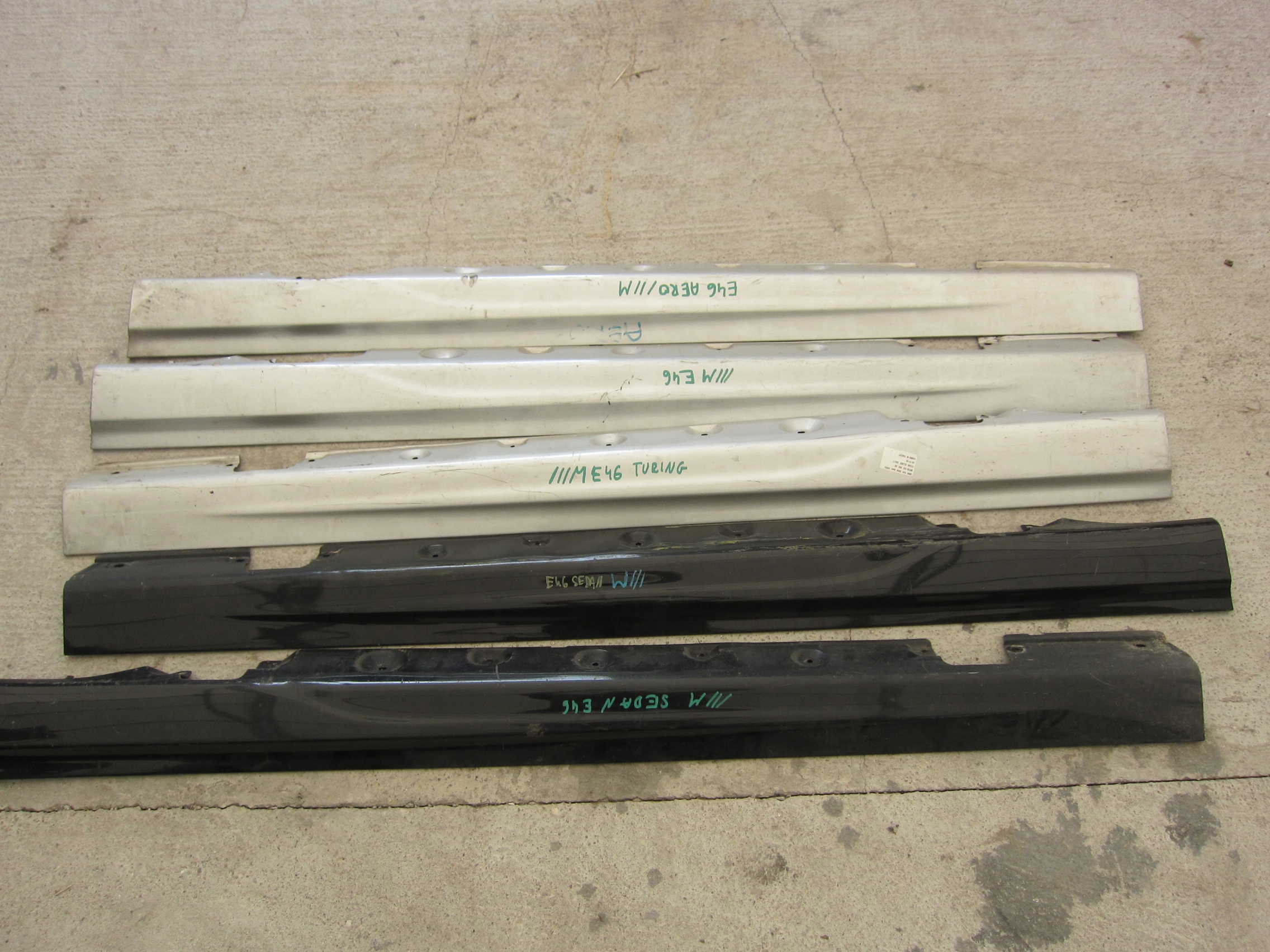 BMW E46 sedan KOMBI cap threshold m-packet
