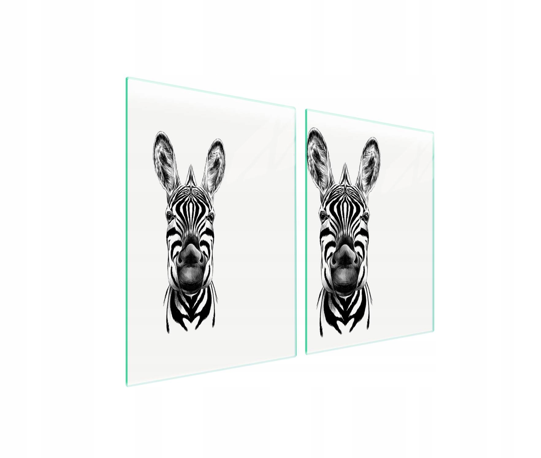 7v1 skleněná ochranná deska na sporák 2x45x52 Zebra