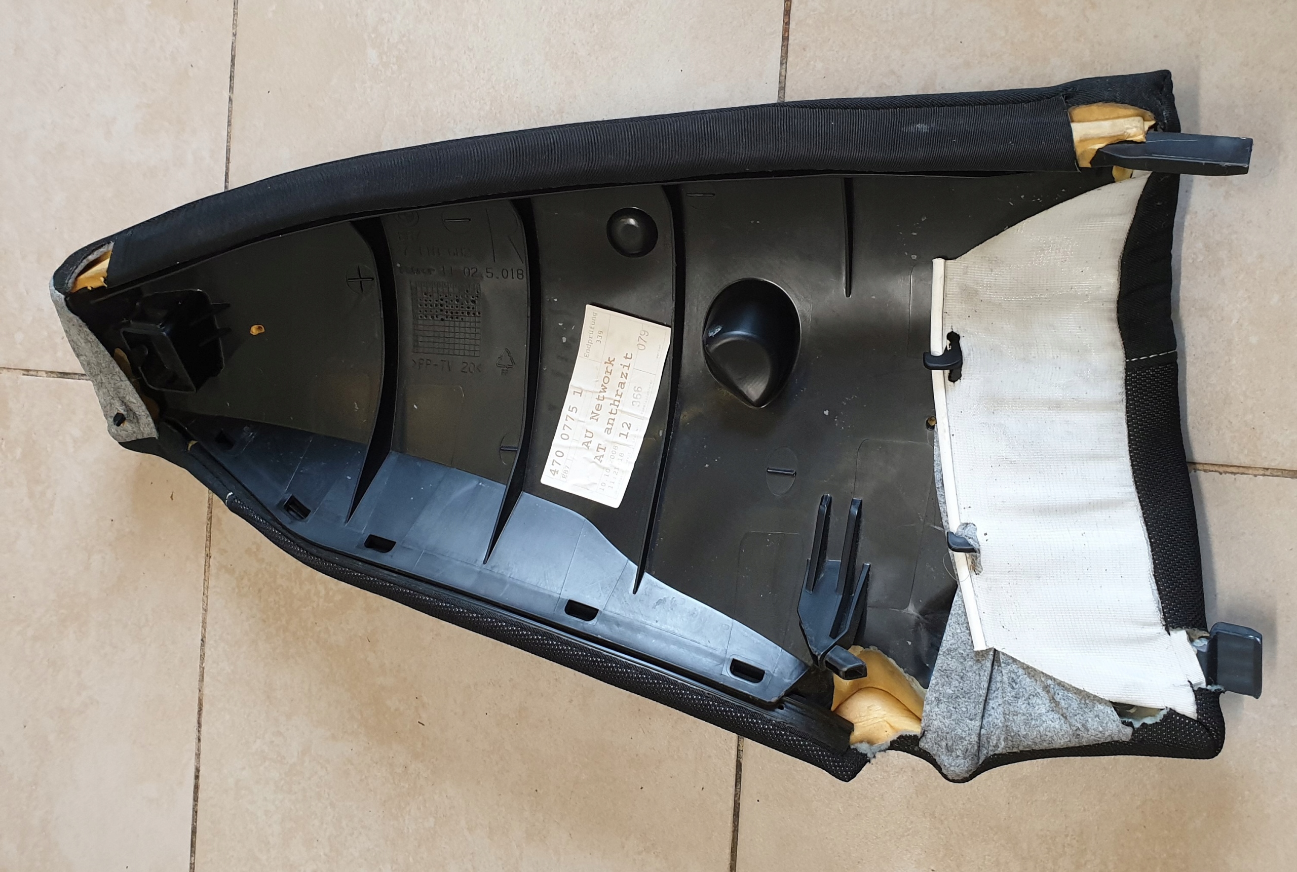 side OPARCIA rear seat right rear BMW 1 E87 OE