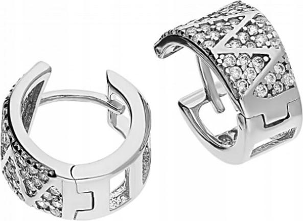 Stříbrné náušnice 925 Kolíček Se Zirkony 3,28g dámské jako dárek k zavěšení