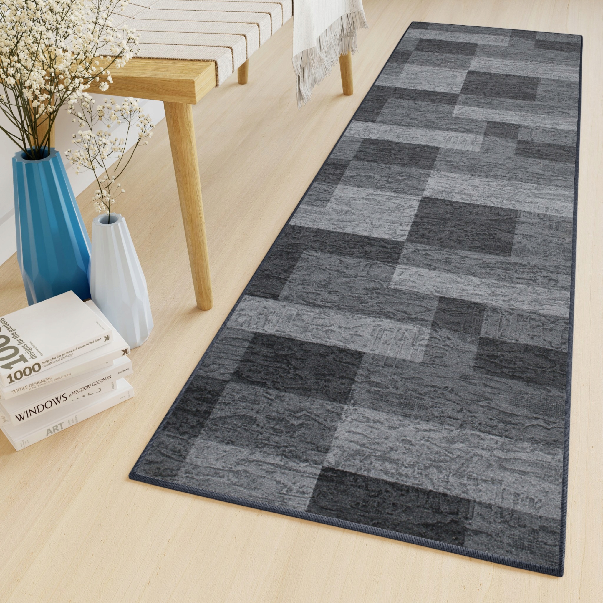 Chodnik Antypoślizgowy 100cm Z Obszyciem v65 Typ na metry