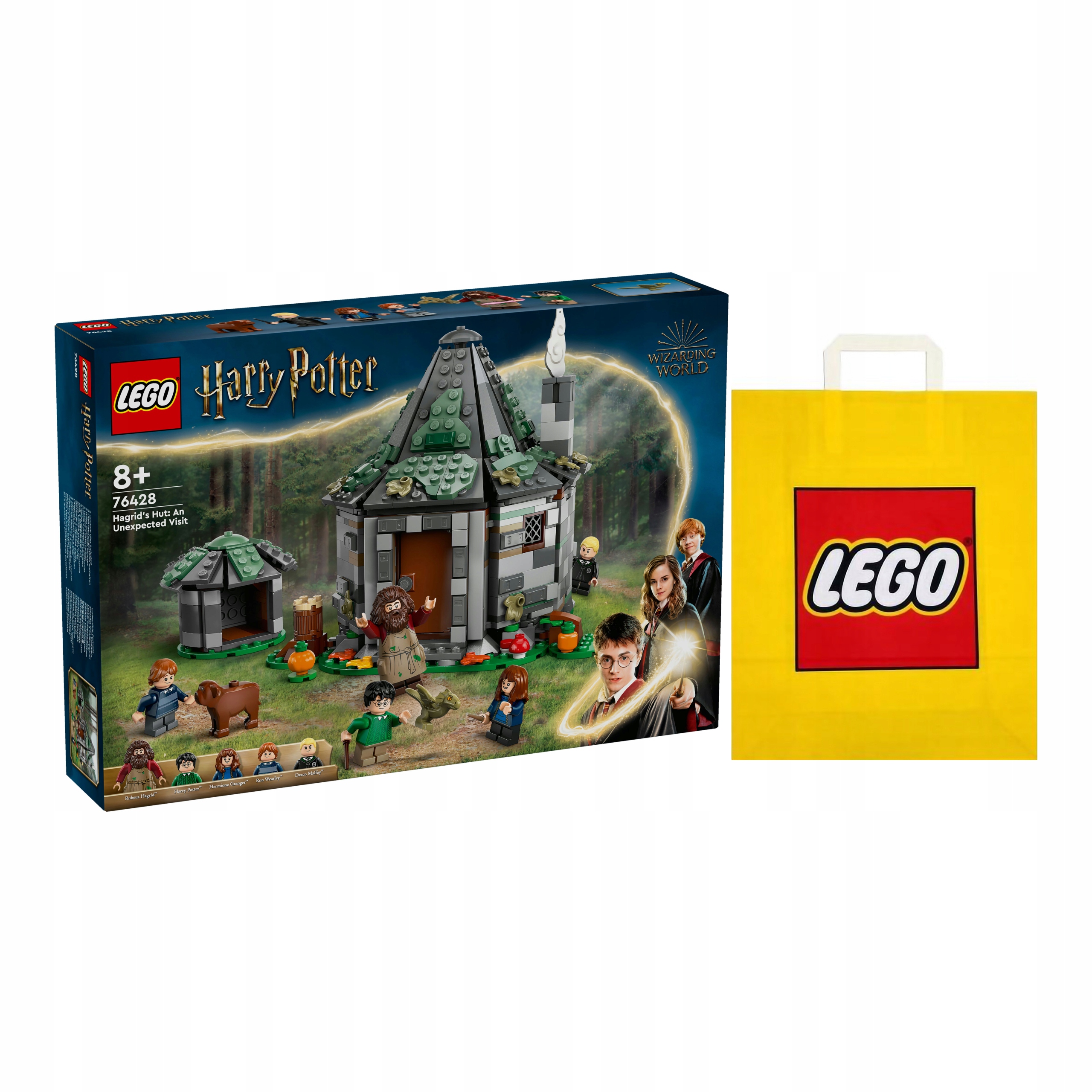 LEGO HARRY POTTER č. 76428 - Chata Hagrida: nečakaná návšteva + Taška