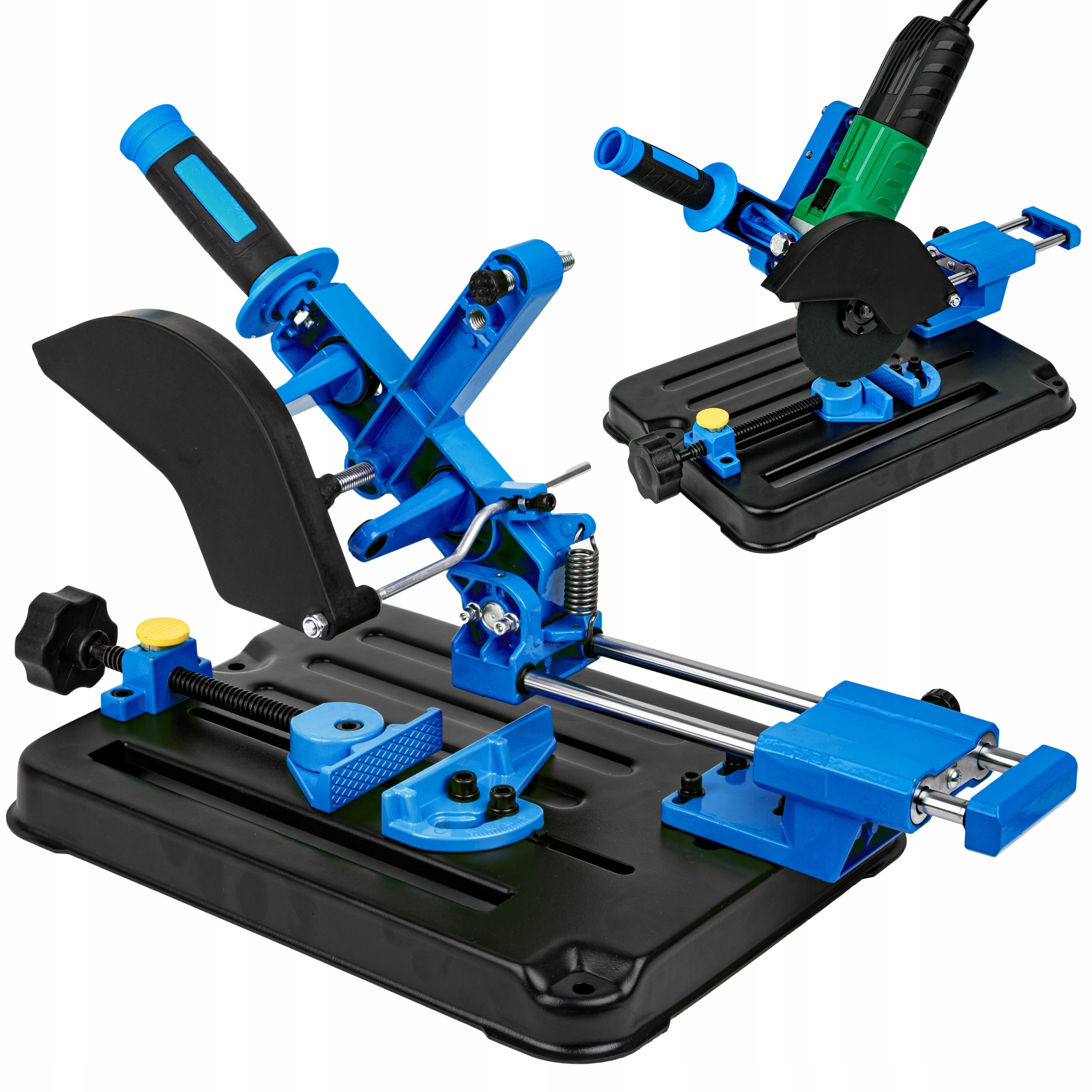 Statyw Stojak Z Posuwem Do Szlifierki Kątowej 115-125 MM Uchwyt Regulacja