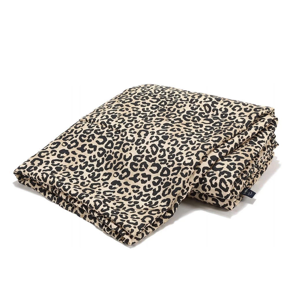 Leopard Cream Prikrývka Bamboo XL 140 x 200 cm od Magdalena Lamparska La Millou