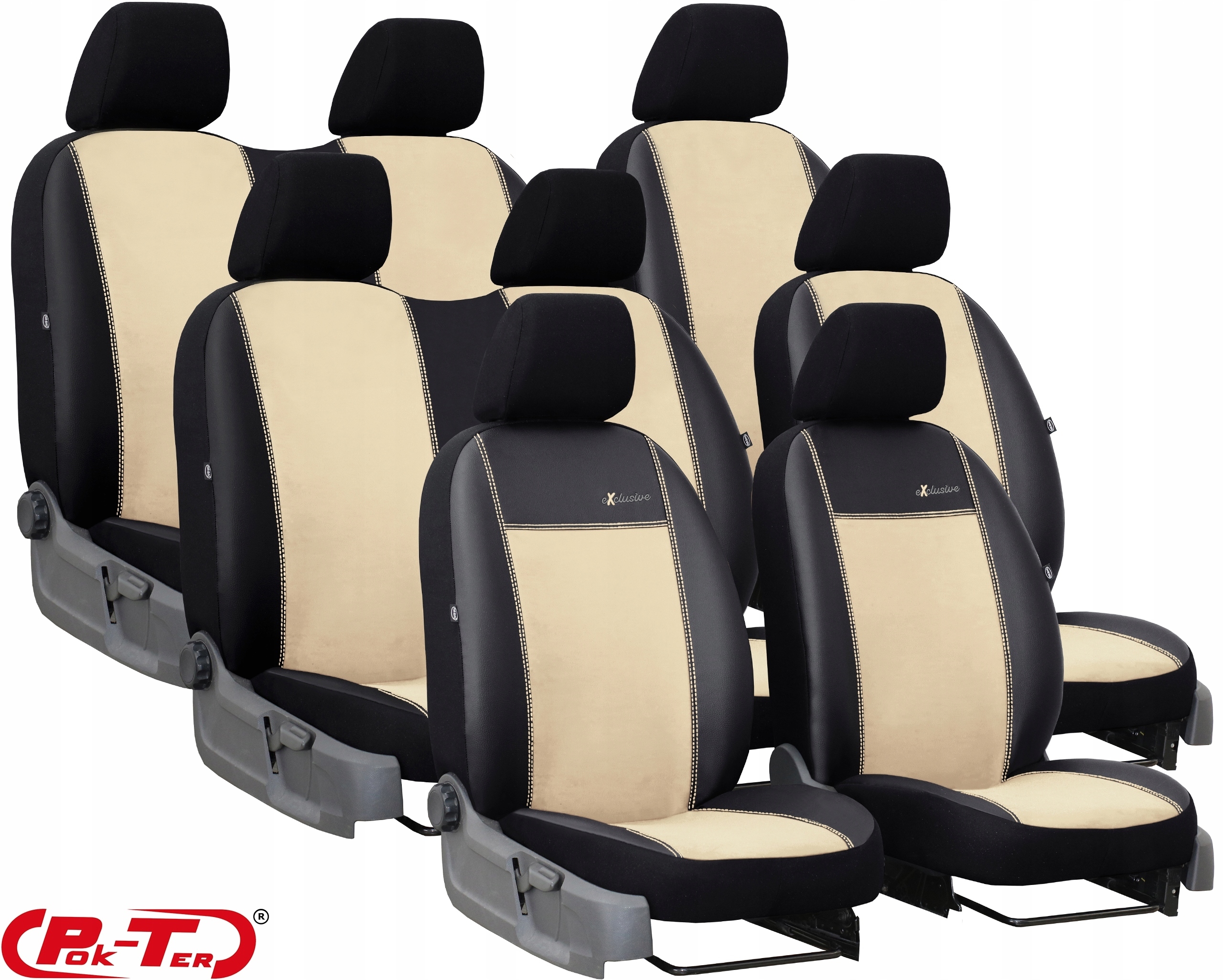 POKROWCE MIAROWE NA FOTELE DO FORD TRANSIT 5 8m Rodzaj Dedykowane