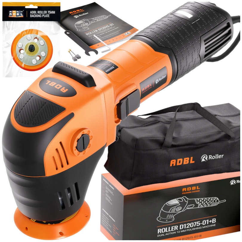 Adbl Roller D12075 B Maszyna Polerska Polerka Da Dual Action 12mm Torba