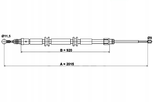 Lanko Ruční Brzdy Ate 8200526870 1987482253