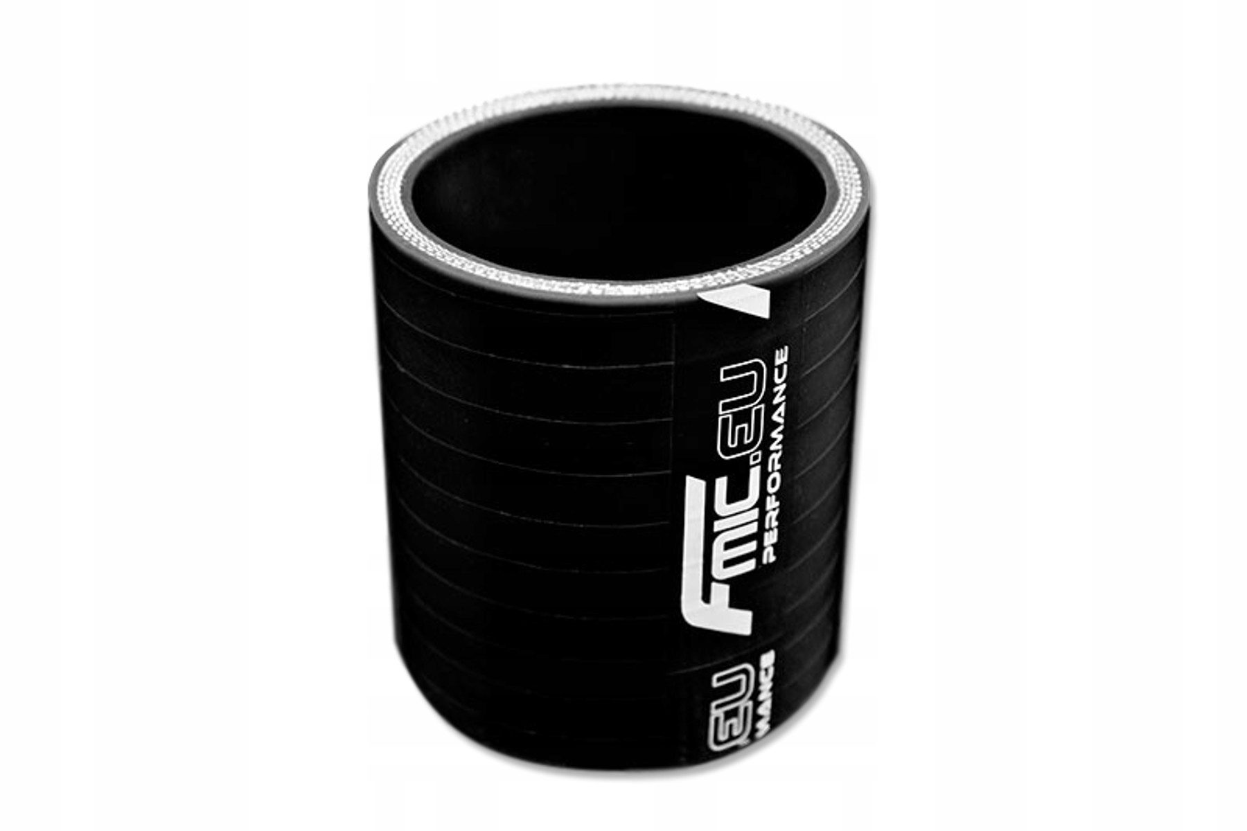 009500-B-250 - Прямий силіконовий з'єднувач 95 мм чорний 25 см