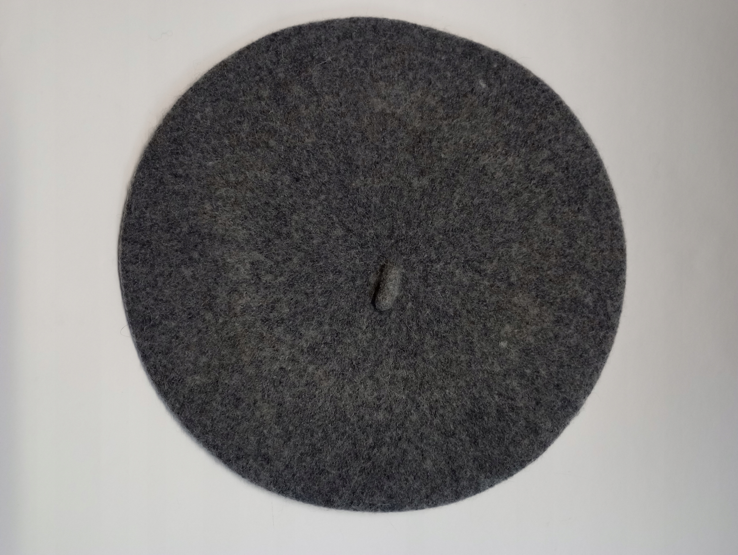 beret popielaty ciemny