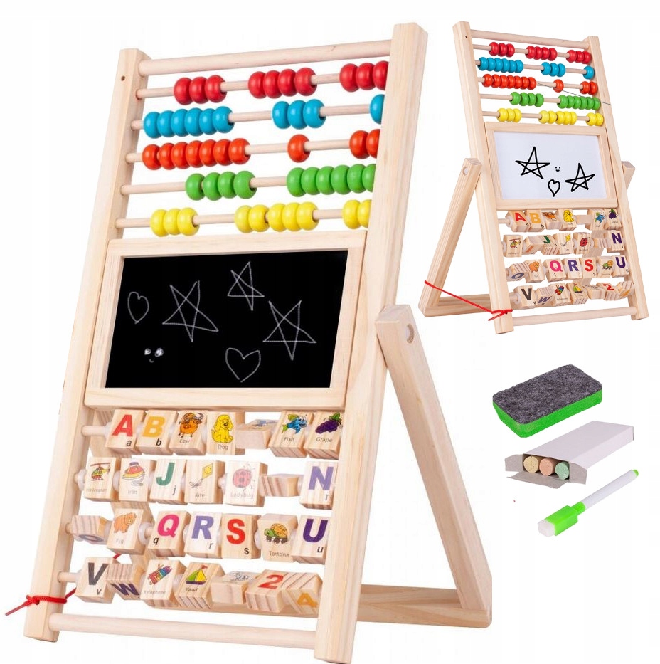 

Tablica Edukacyjna Dwustronna Magnetyczna Liczydło