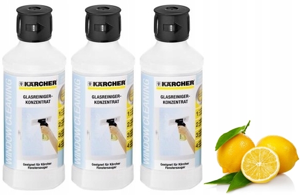 Levně 3X Kapalina na okna Karcher Rm 500 Koncentrát WV2 WV5