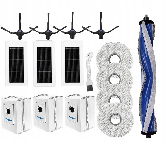 Zestaw szczotka główna worki filtry mopy worki Do Ecovacs Deebot X5 Omni