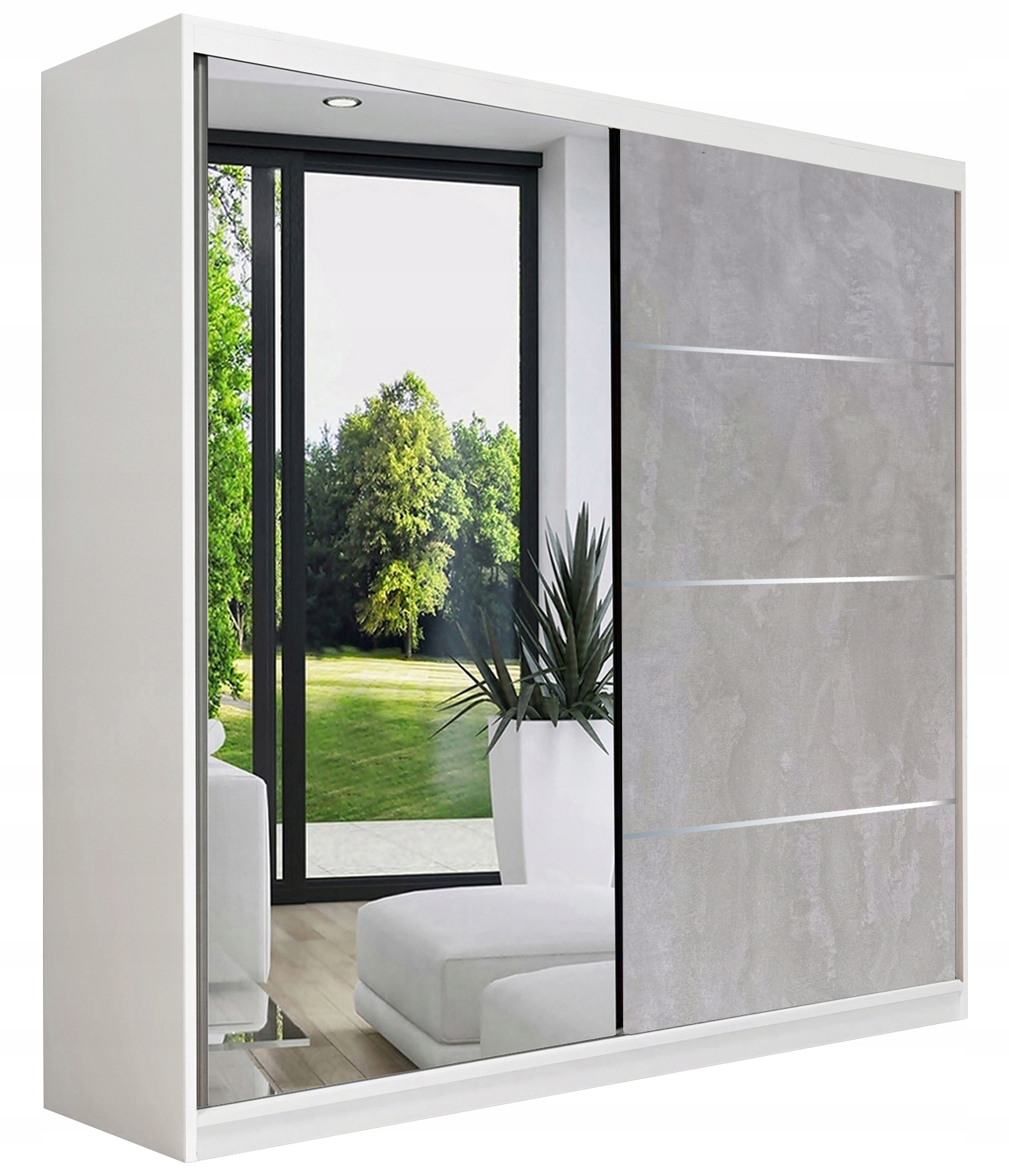 

Szafa Przesuwna Beton 180 Nowy Kolor Pro+