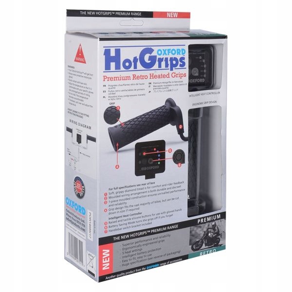 EL693 - Оксфорд HotGrips премиум ретро-переключатели с подогревом