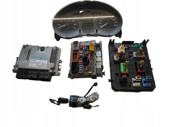 PEUGEOT PARTNER 2 II 08- 1.6 HDI ZESTAW STARTOWY STEROWNIK 9805947380