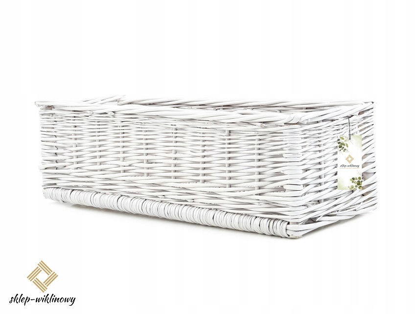 Balkonová skříňka na květiny Balkonový Truhlík Bílý koš na květiny 40 cm