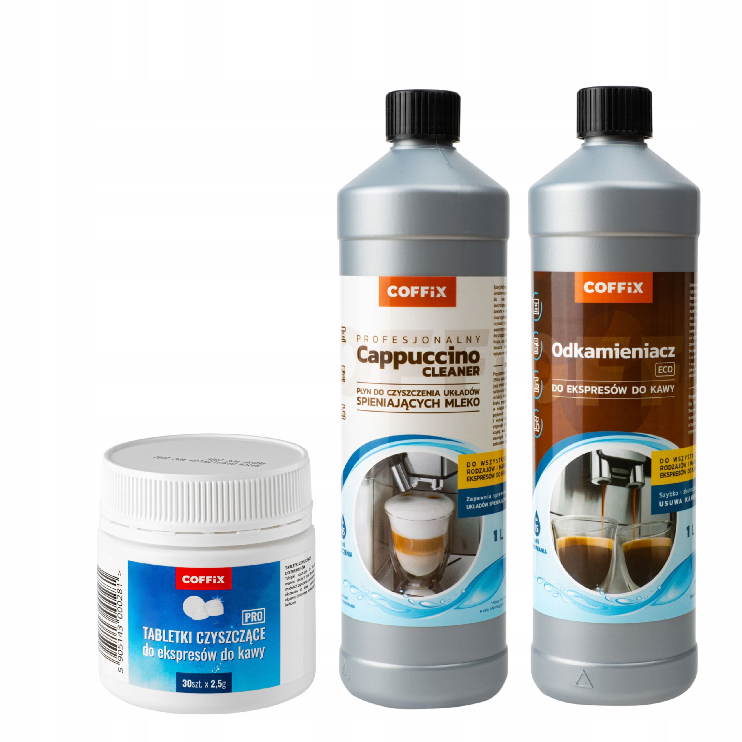 Levně Odvápňovač Tekuté tablety DeLonghi Sada na čištění kávovarů