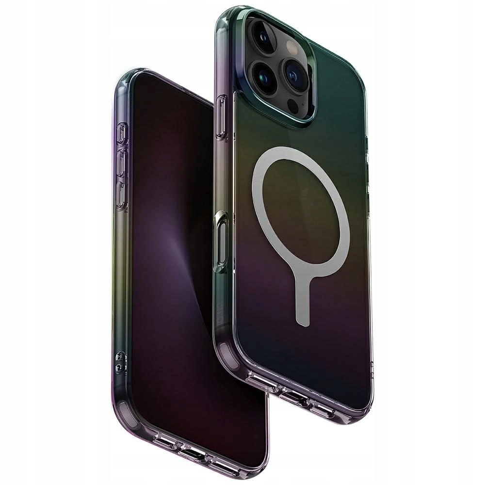 Pouzdro Uniq Iridescia Magclick Charging pro iPhone 16 Pro Max černé