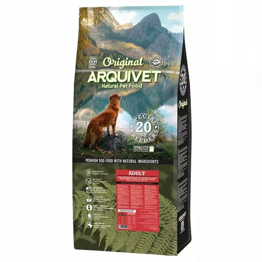 Suché Krmivo pro psa Arquivet Original Iberské vepřové maso 20 kg