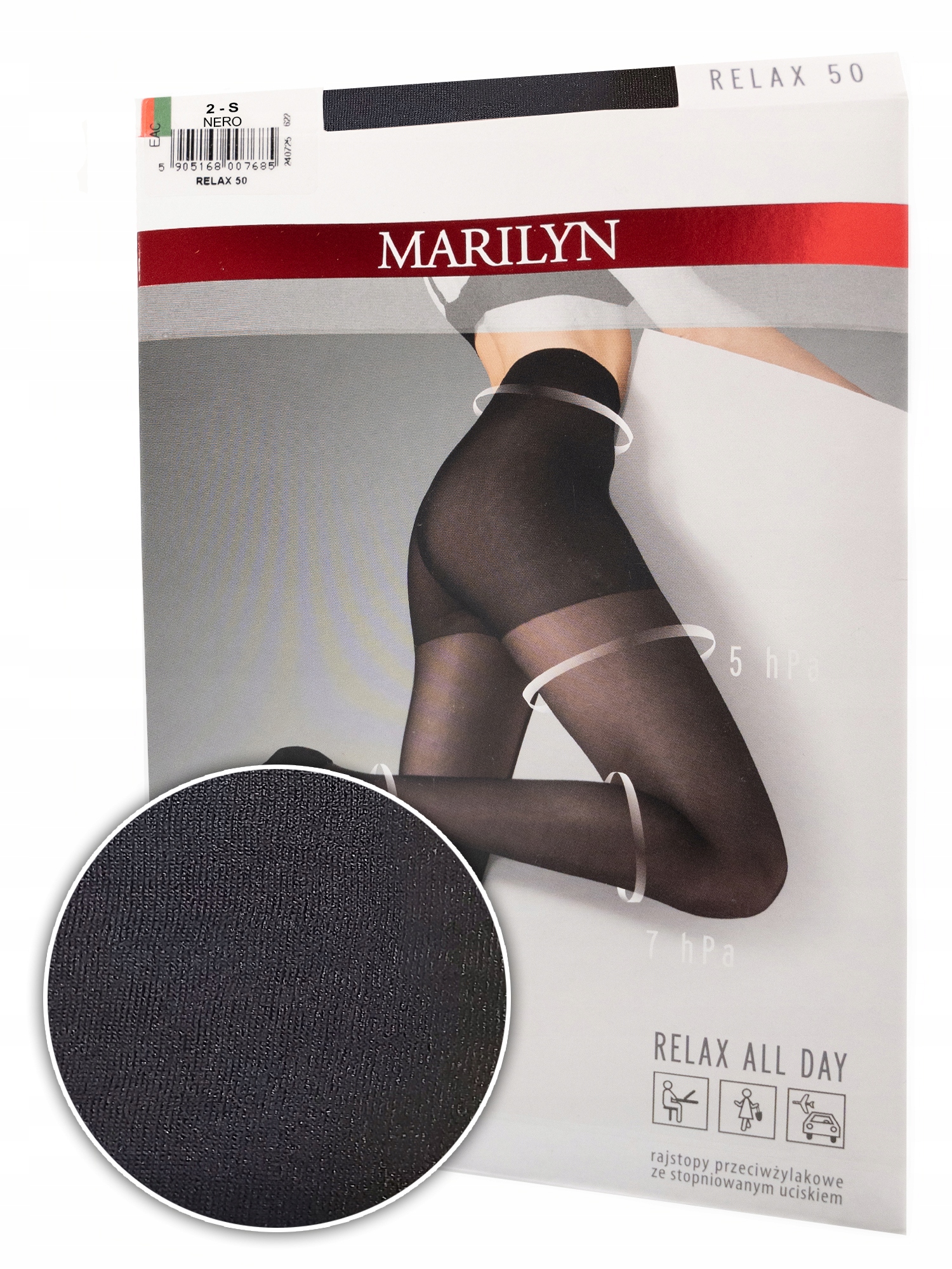 MARYLIN RELAX 50 DEN rozm. 2-S kolory