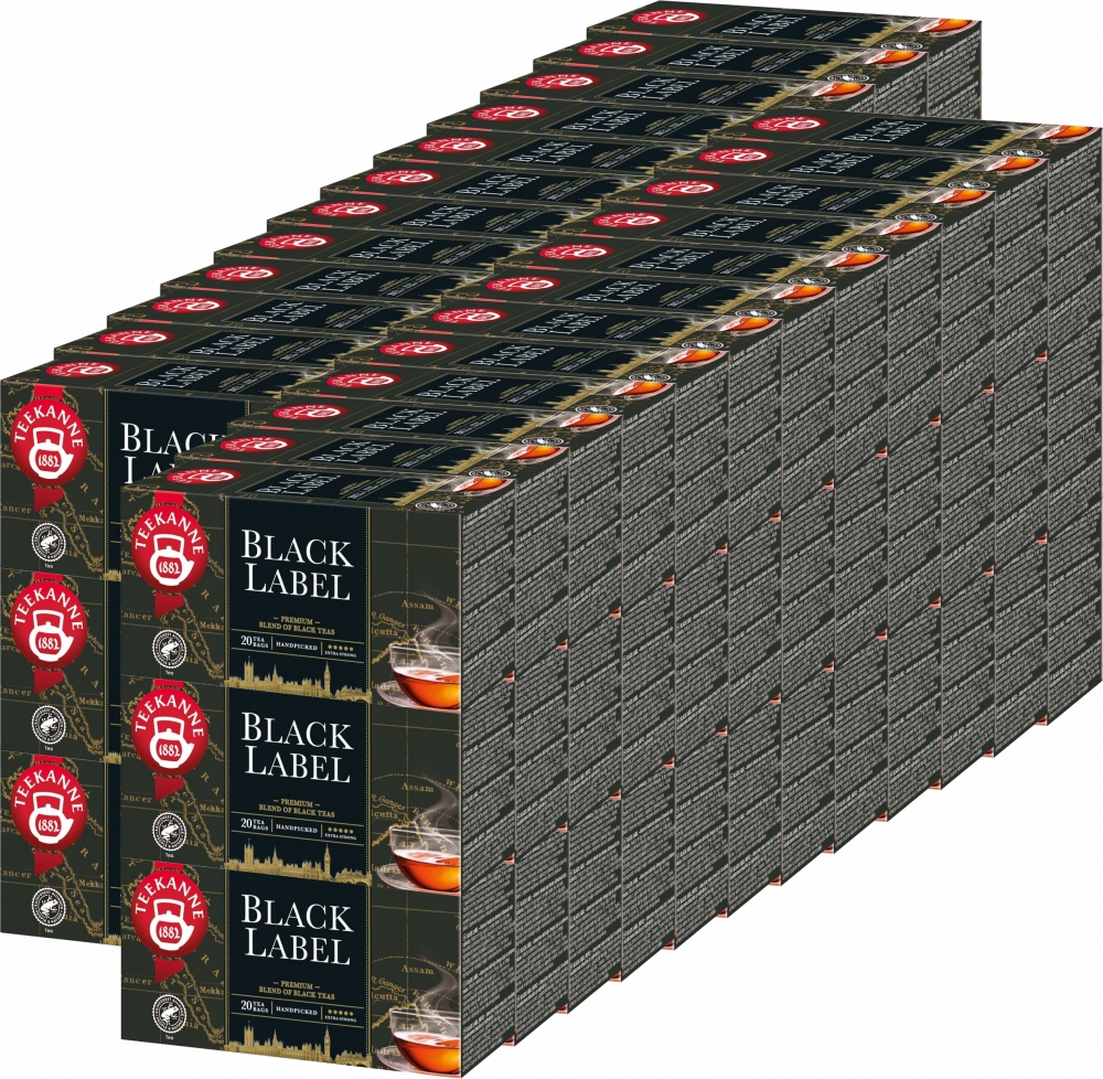 Herbata Teekanne Black Label 20 torebek x72
