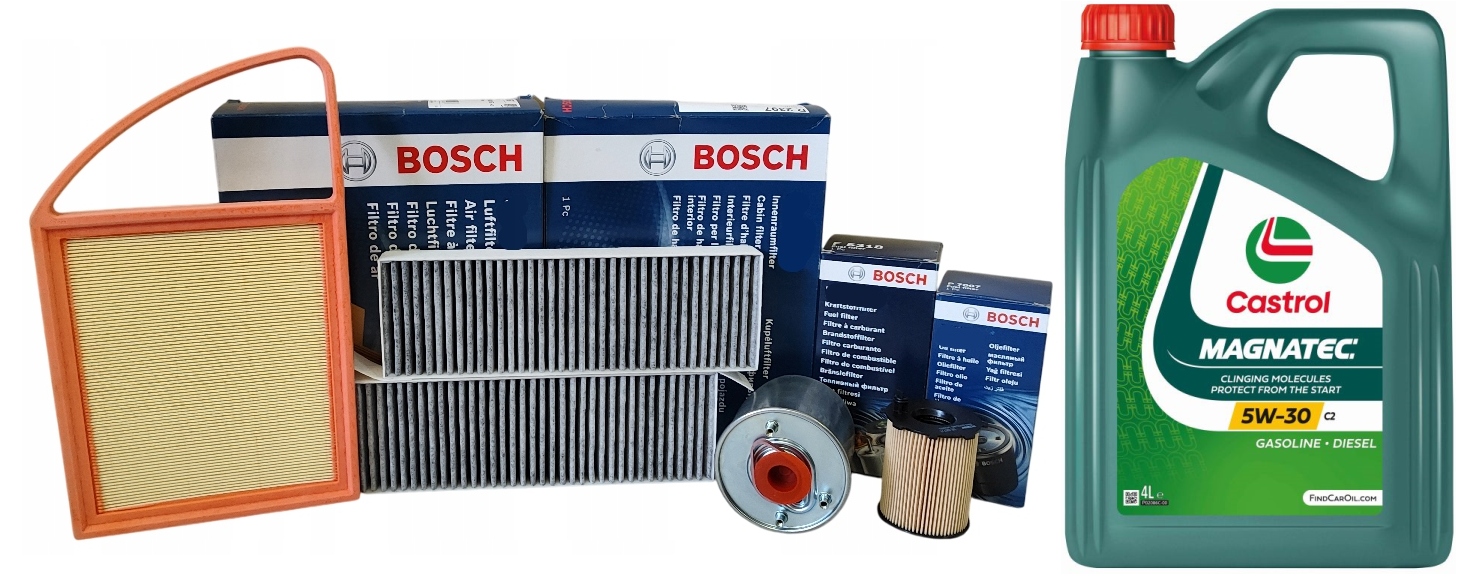 Bosch Sada Olejových Filtrů 5V30 4 L Citroen Berlingo II 1.6 Hdi 92 Km 112 Km
