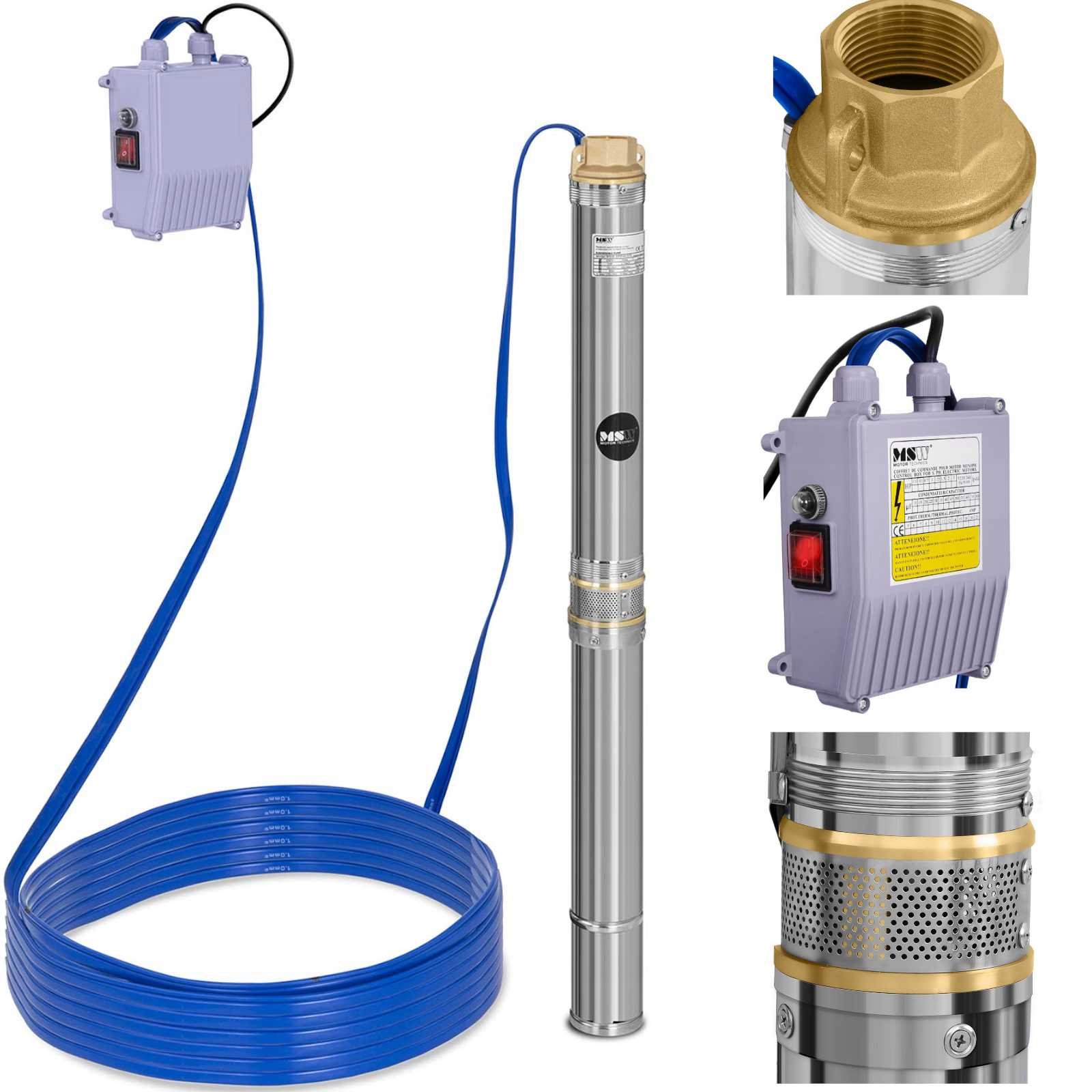 Ponorné čerpadlo do hlbinnej studne Msw 3800 L/hod. do 39 m
