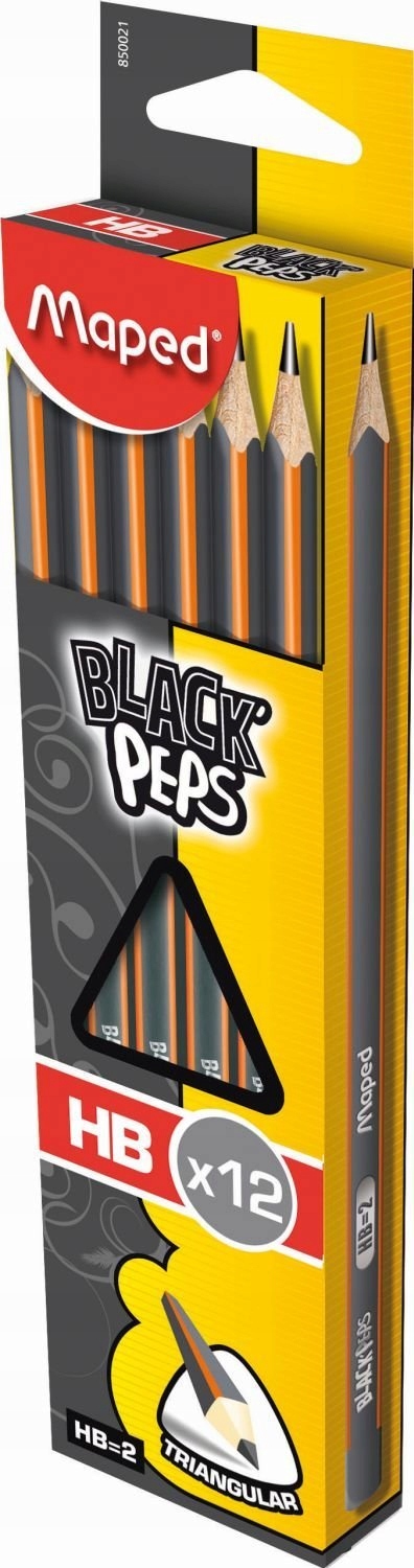 

Ołówek Bez Gumki Blackpeps Hb pakiet 12szt Maped