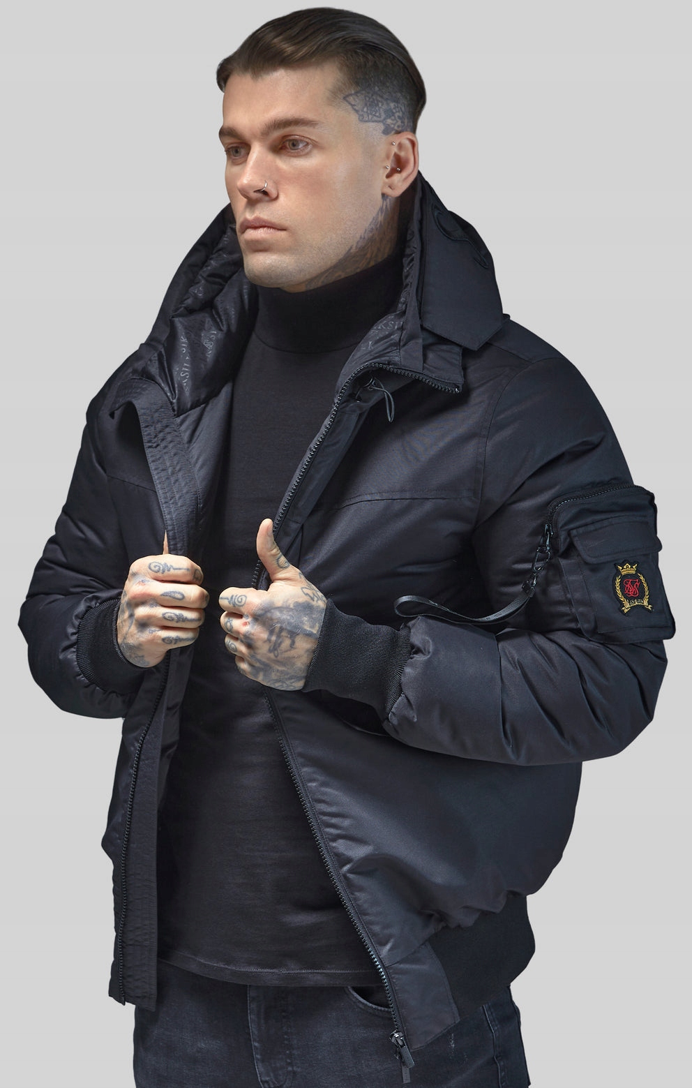 Zimní bunda SikSilk Bomber Jacket SS-26708 velikost XXL